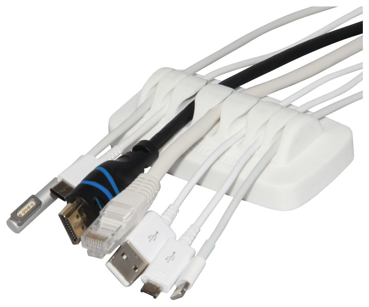 Clevernook Weighted Silicone Cable Organizer – Eco-Friendly Cord Holder